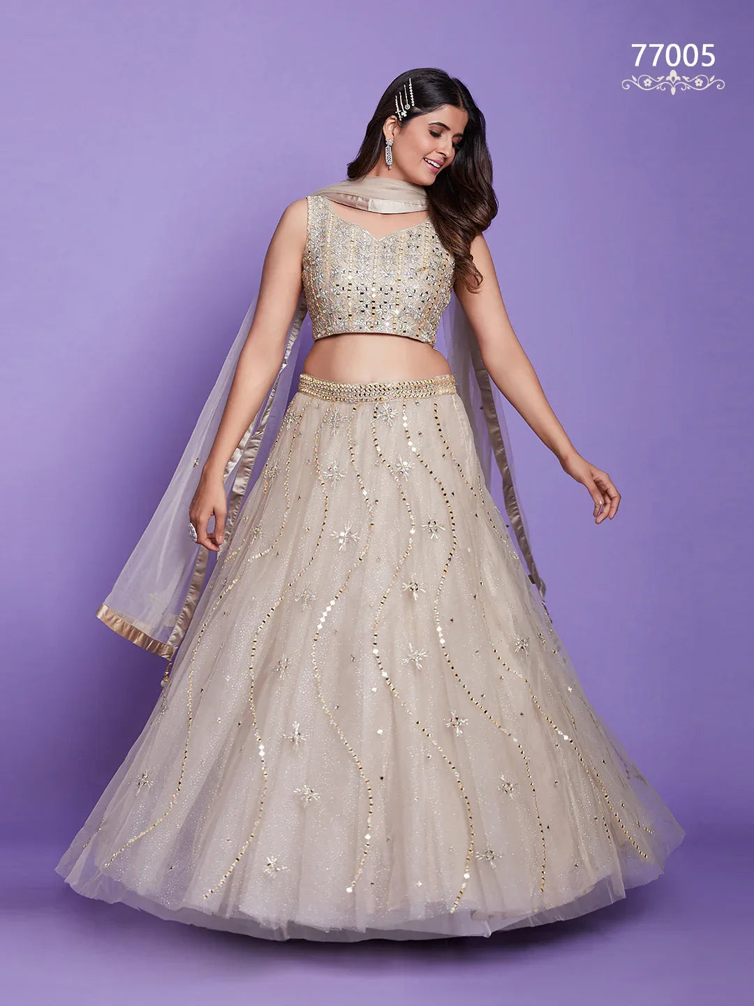 Mahira Vol 4 Designer Occasion Wear Lehenga D.No. 77005 - Anant Exports