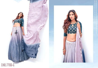Vaayu Fancy Wear Lehenga D.No 77199-G - Anant Tex Exports Private Limited