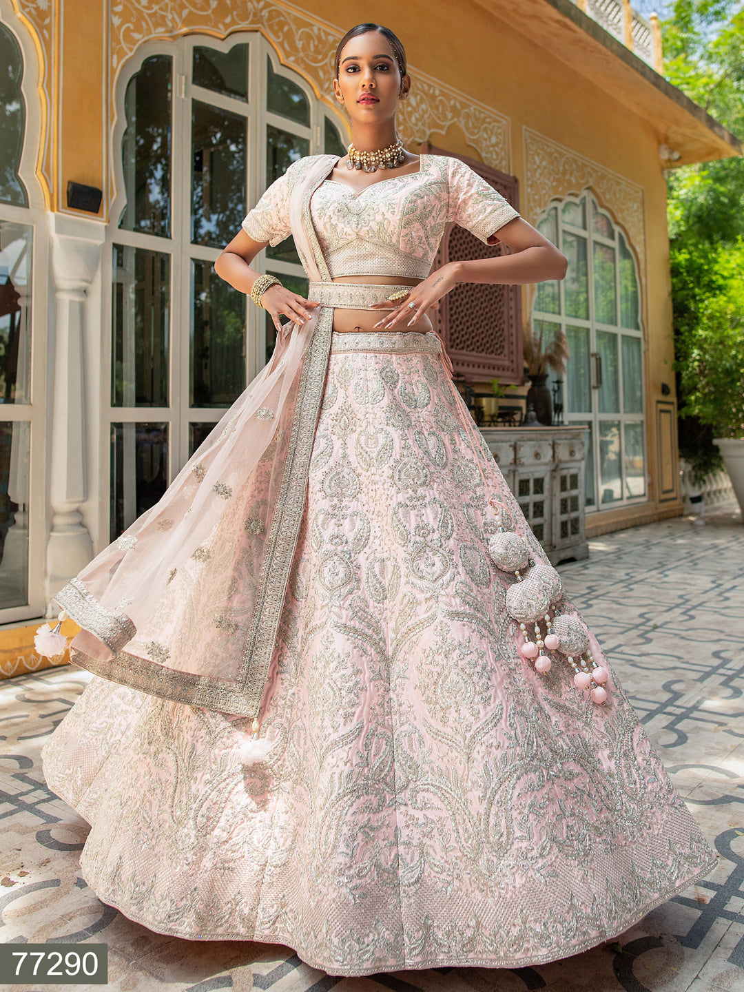 Copy of Anika Designer Bridal Wear Lehenga D.No 77290 Anant Tex Exports Private Limited