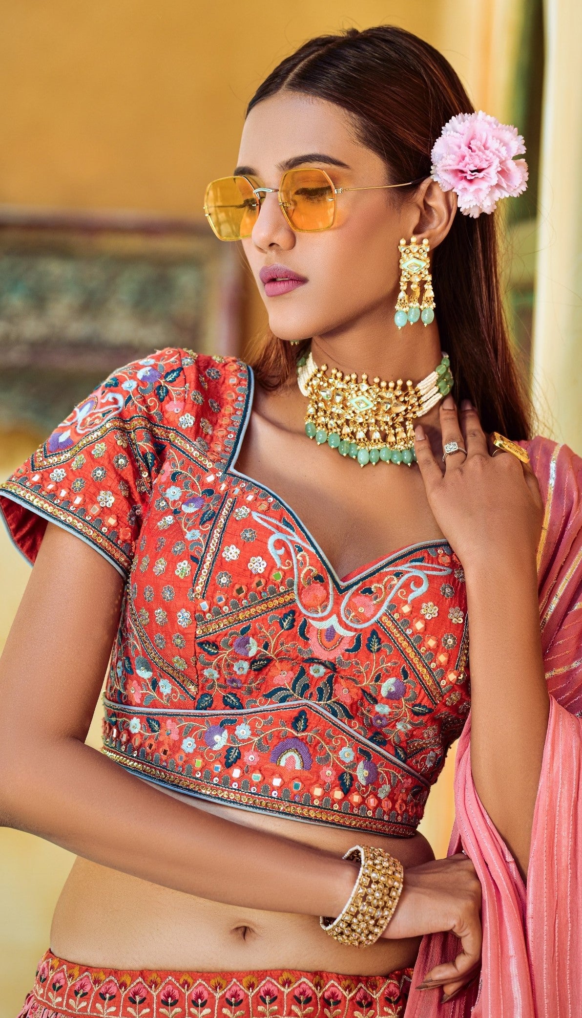 Avant Designer Bridal Wear Lehenga D.No 77311 Anant Tex Exports Private Limited