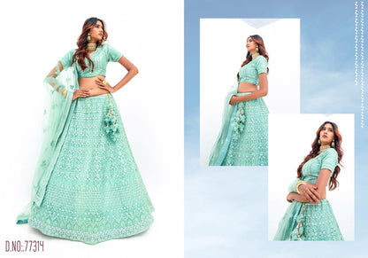 Vaayu Fancy Wear Lehenga D.No 77314-G - Anant Tex Exports Private Limited