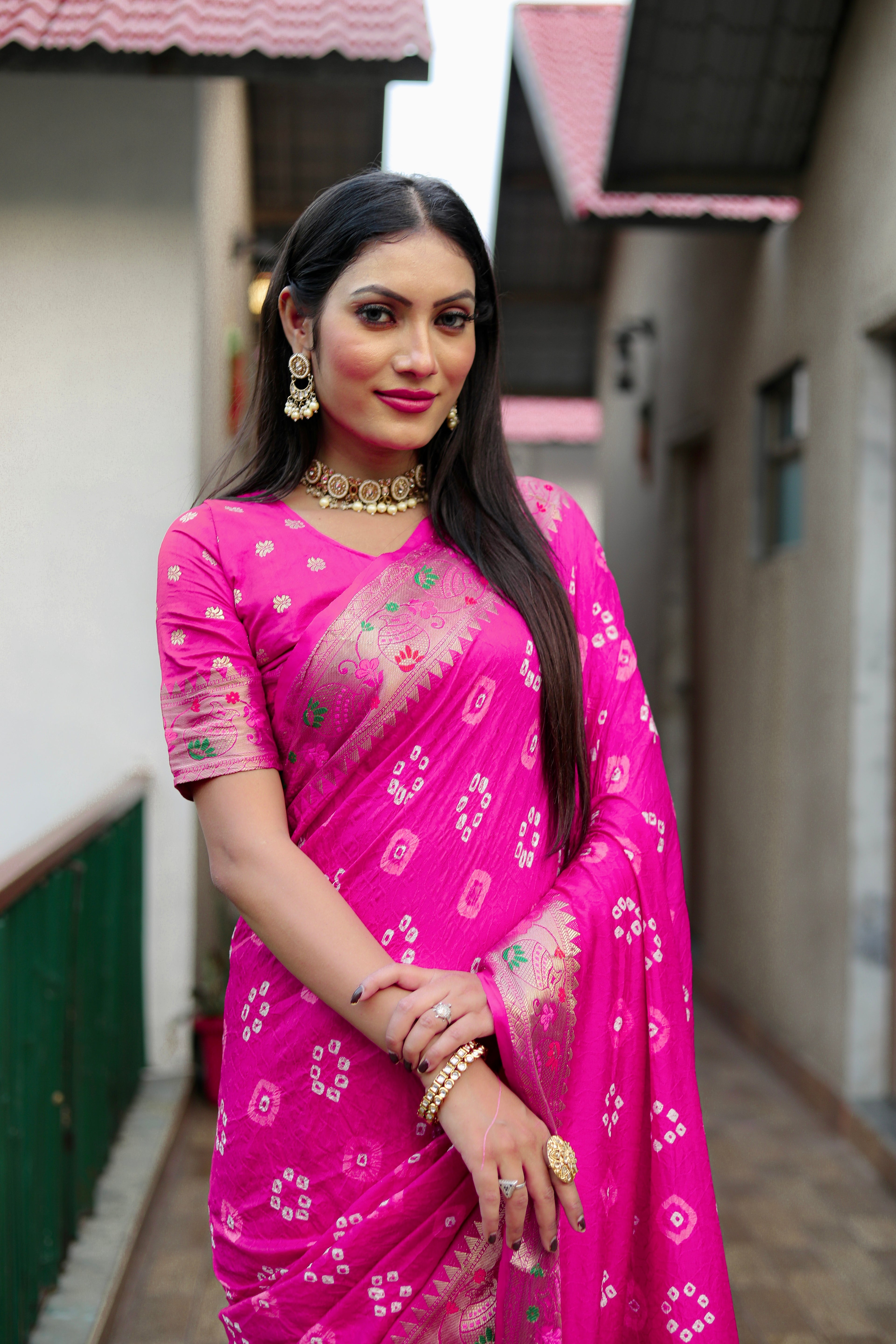 Bandhani Saree