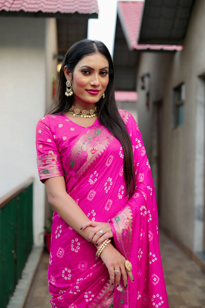 Bandhani Saree
