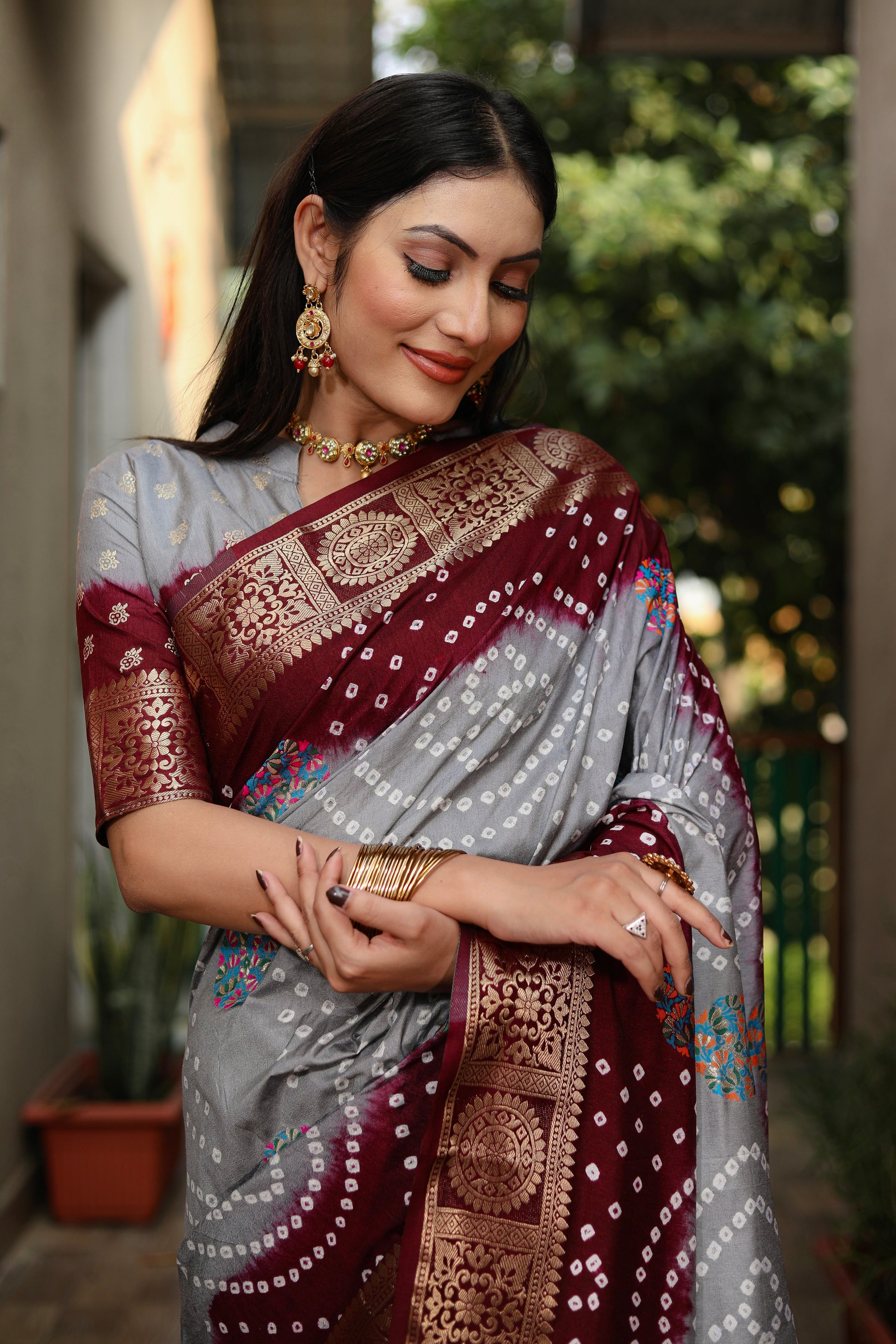 Bandhani Saree