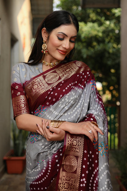 Bandhani Saree