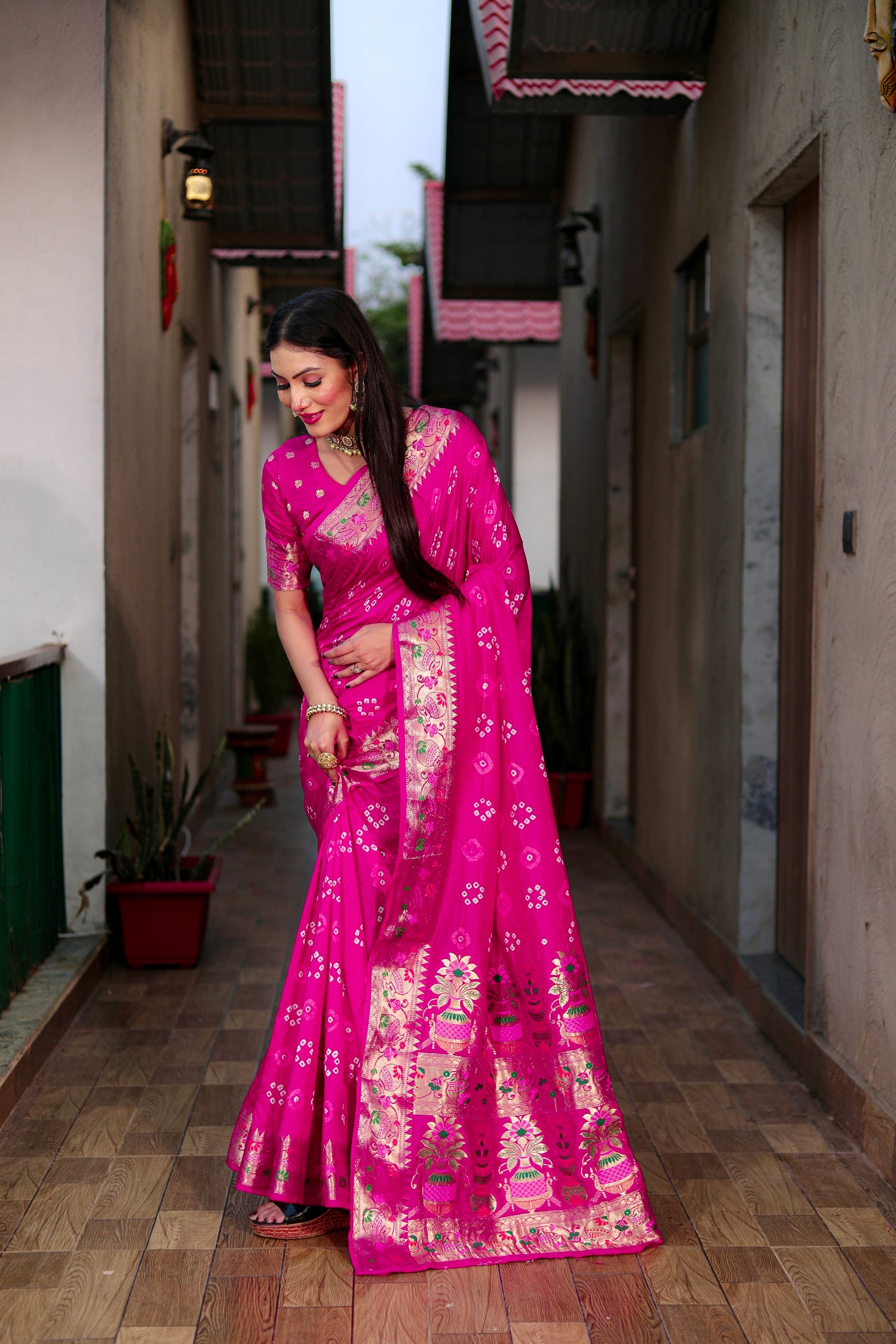 Bandhani Saree