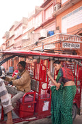 Gajji Lagdi Patrta Silk Saree