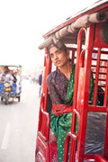 Gajji Lagdi Patrta Silk Saree