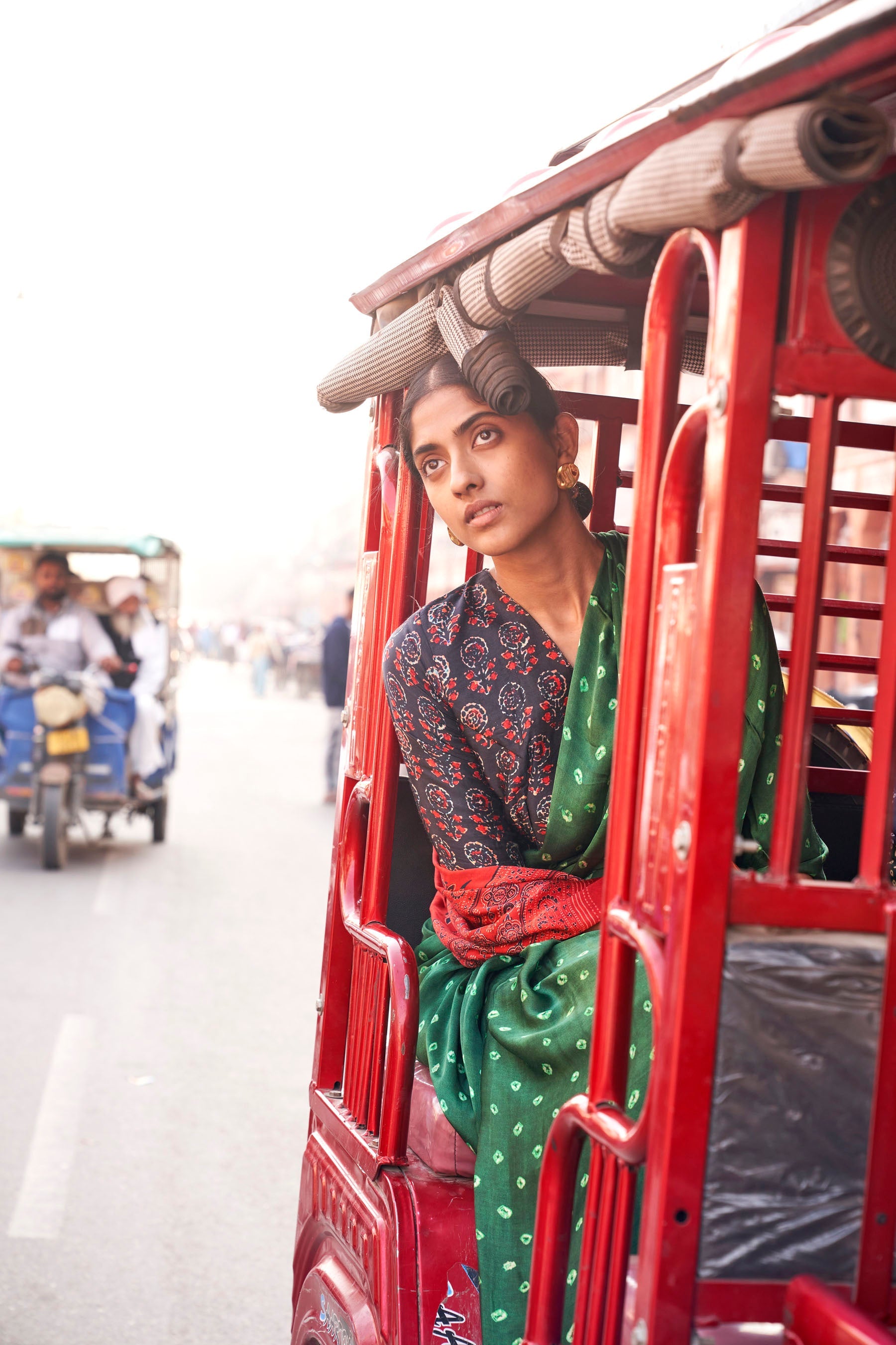 Gajji Lagdi Patrta Silk Saree
