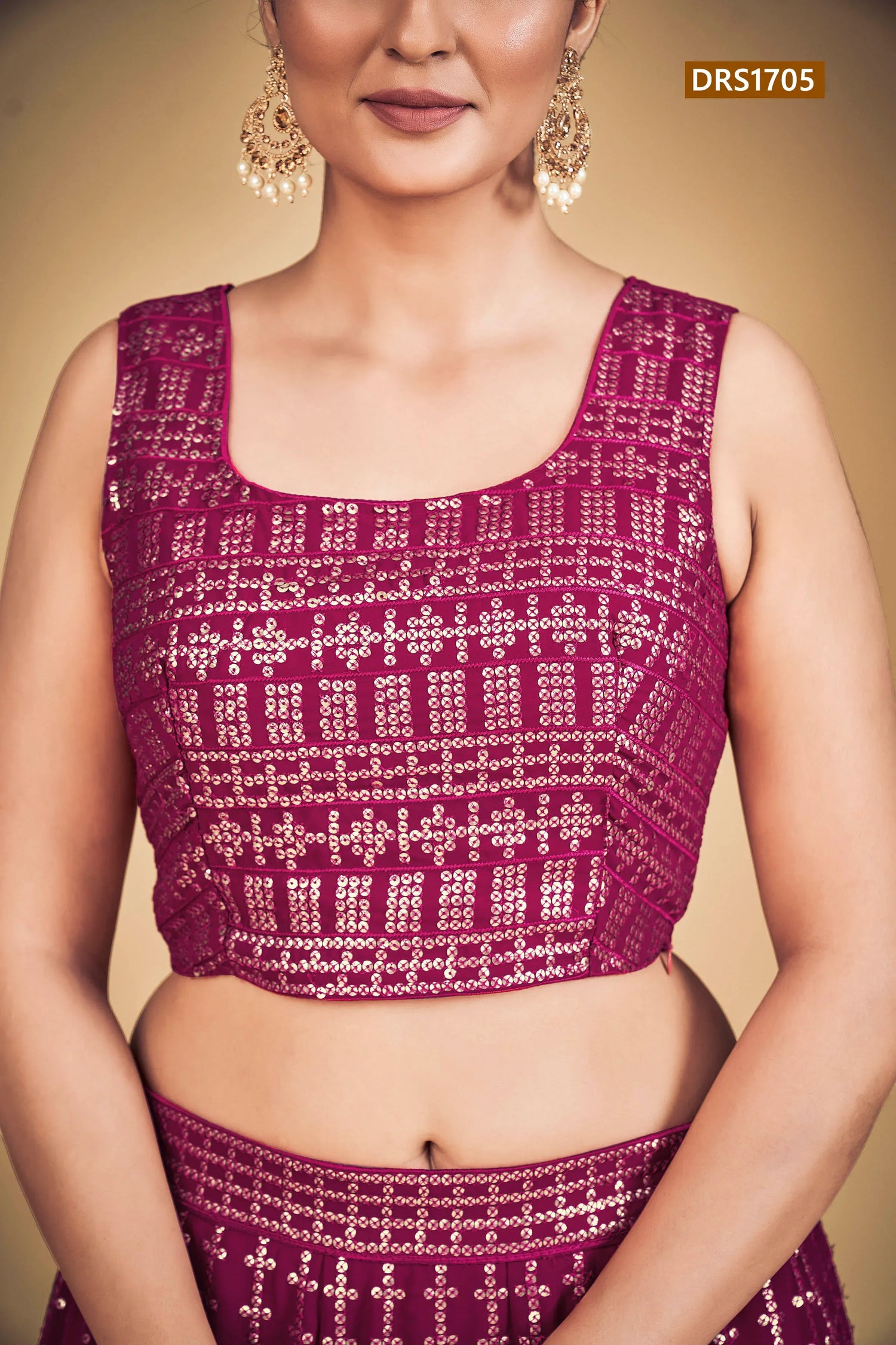 Sophia Designer Fancy Wear Lehenga D.No 1705 - Anant Exports