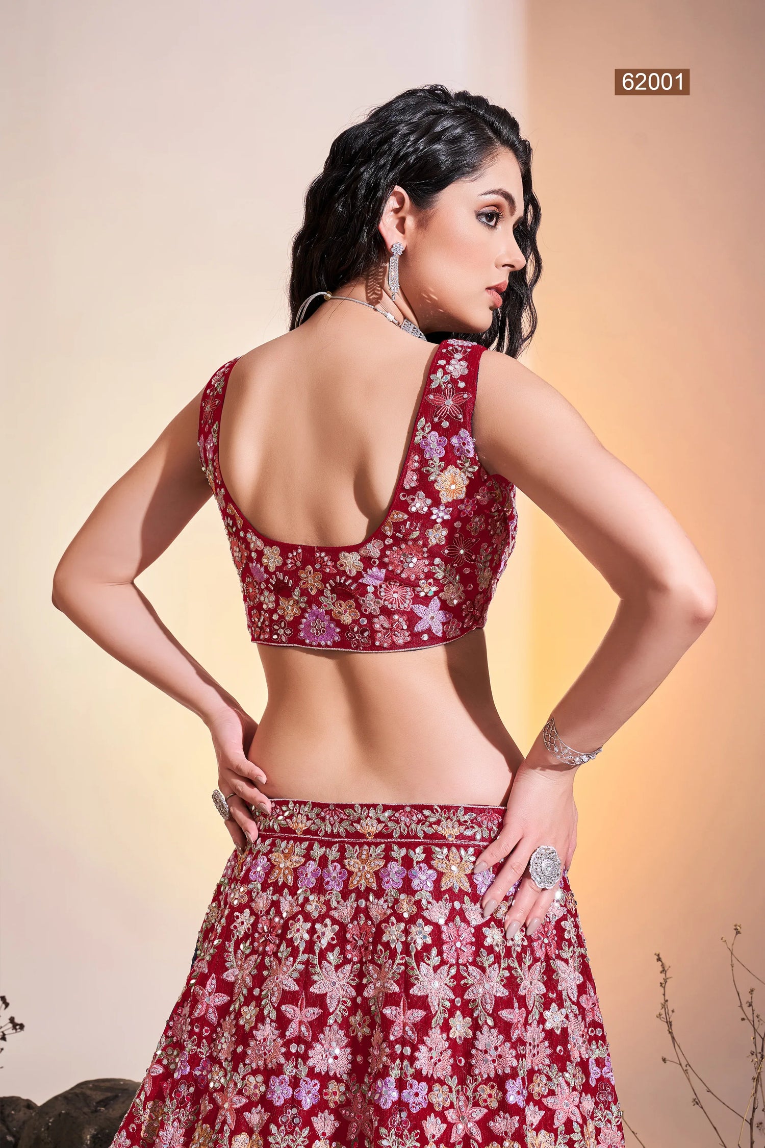 Floral Vol 8 Designer Occasion Wear Lehenga D.No 62001 - Anant Tex Exports Private Limited