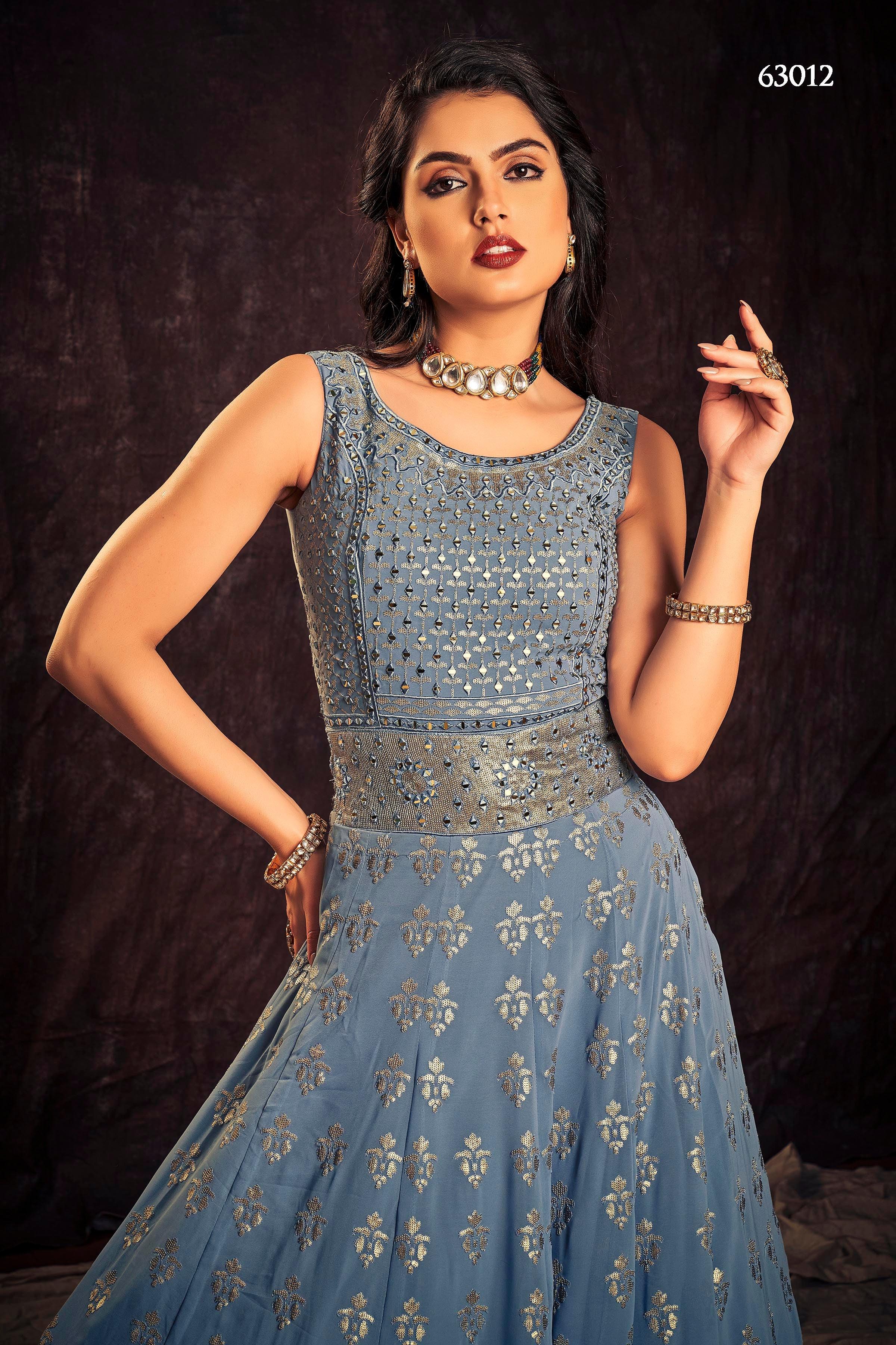 Zoya Vol 3 Designer Occasion Wear Gown D.No 63012 - Anant Exports