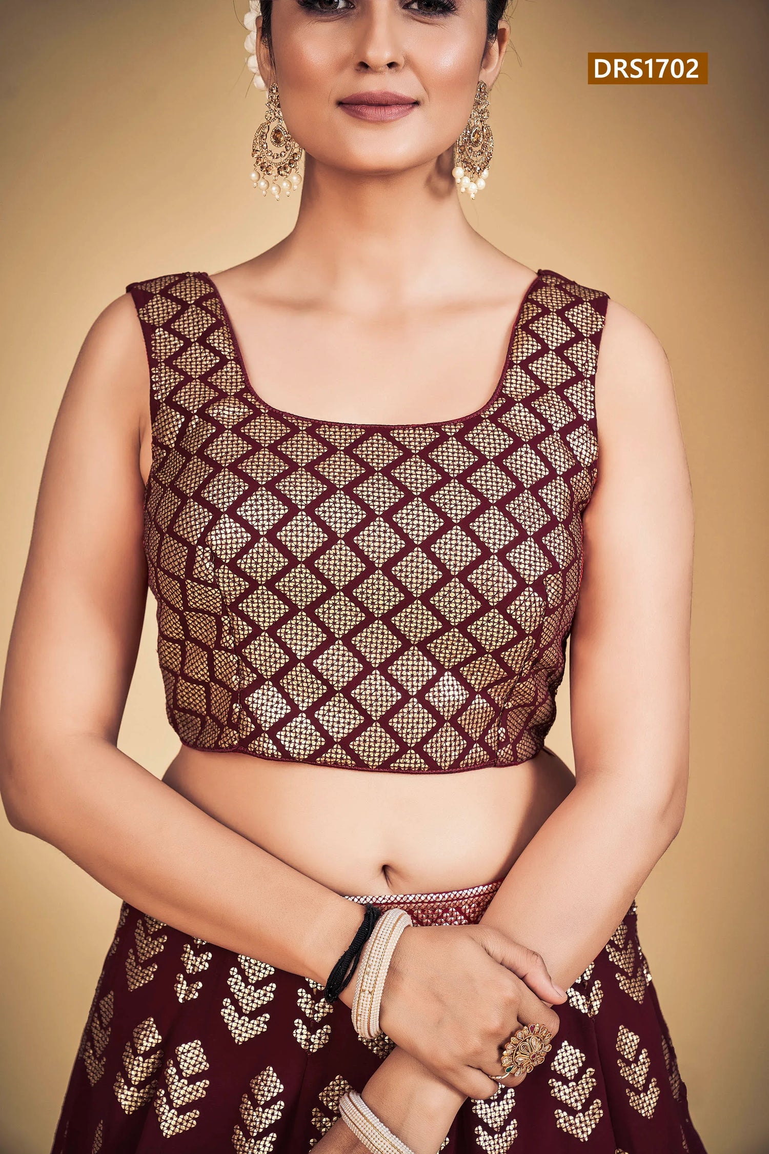 Sophia Designer Fancy Wear Lehenga D.No 1702 - Anant Exports