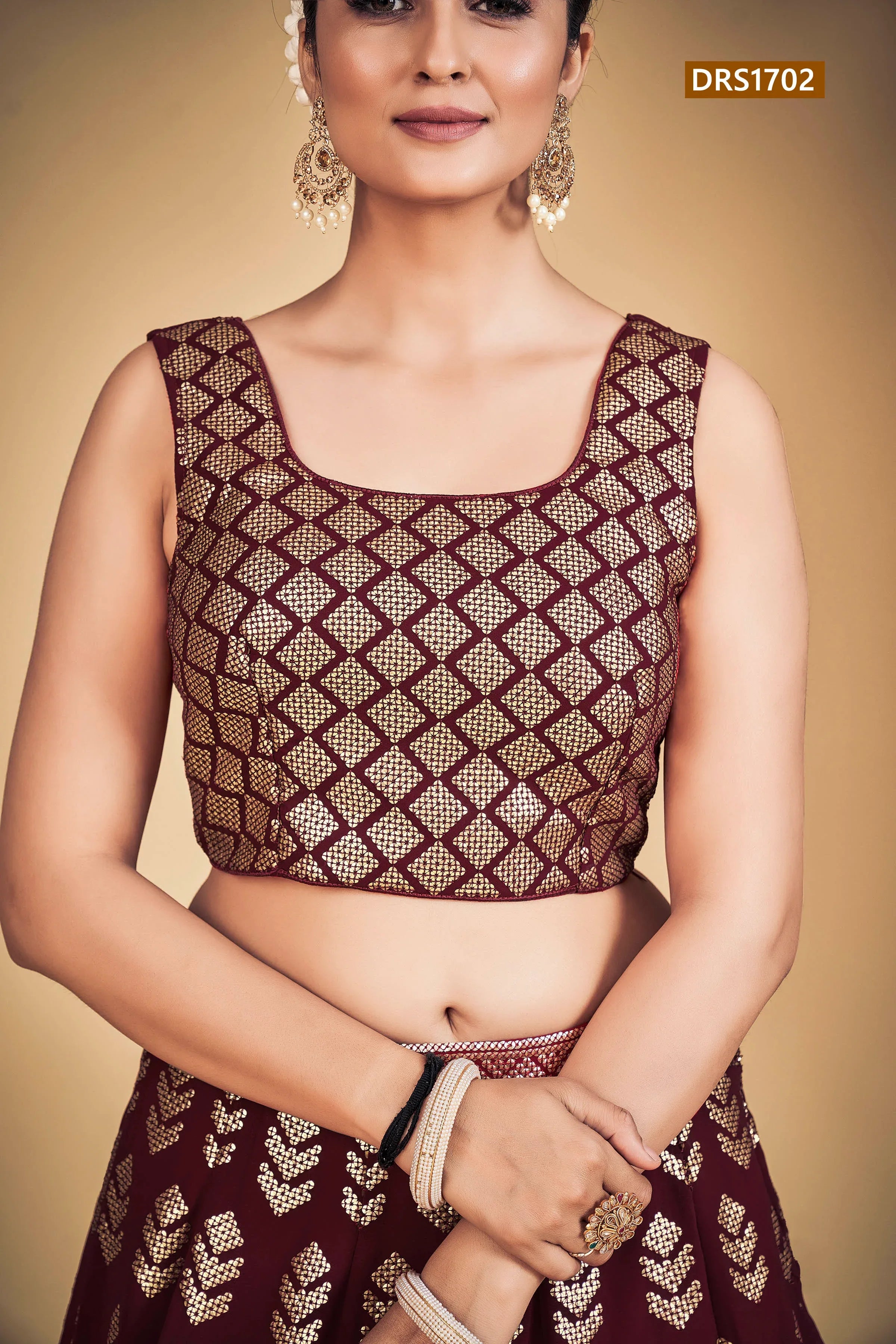 Sophia Designer Fancy Wear Lehenga D.No 1702 - Anant Exports