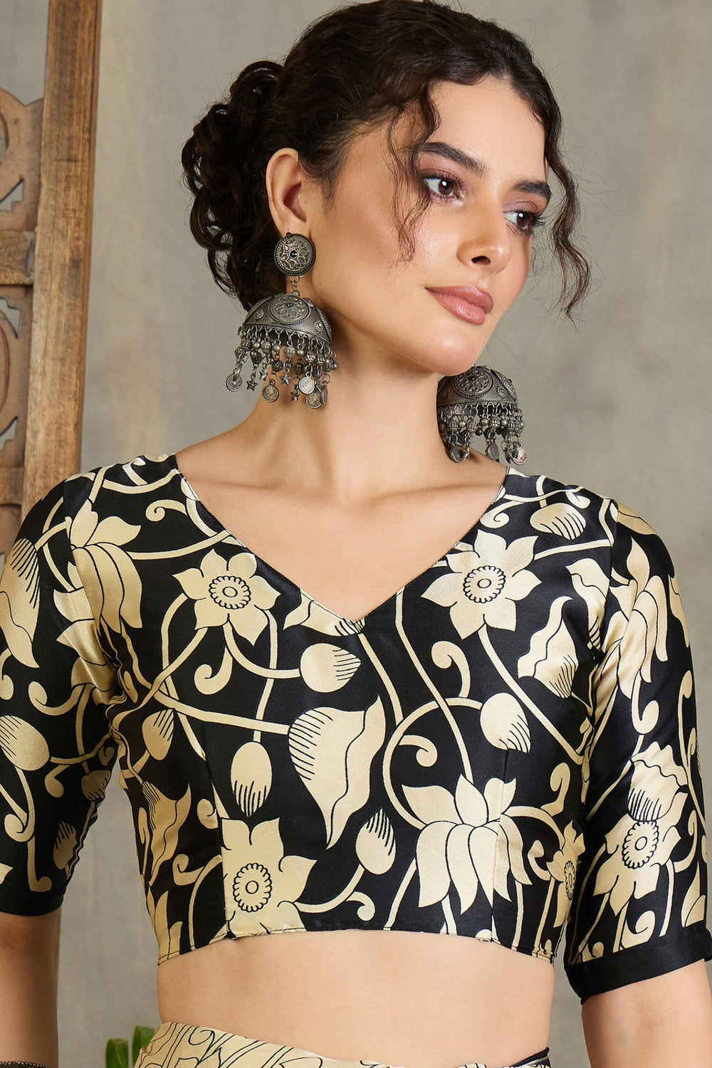 Black Pure Soft Handloom Weaving Silk Saree 