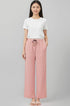 Imported Lycra Wrinkle-free Bottom Wear Textured Palazzo 