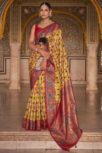 Party Wear Patola Print Saree