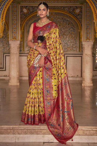 Party Wear Patola Print Saree