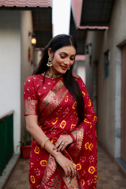 Bandhani Saree