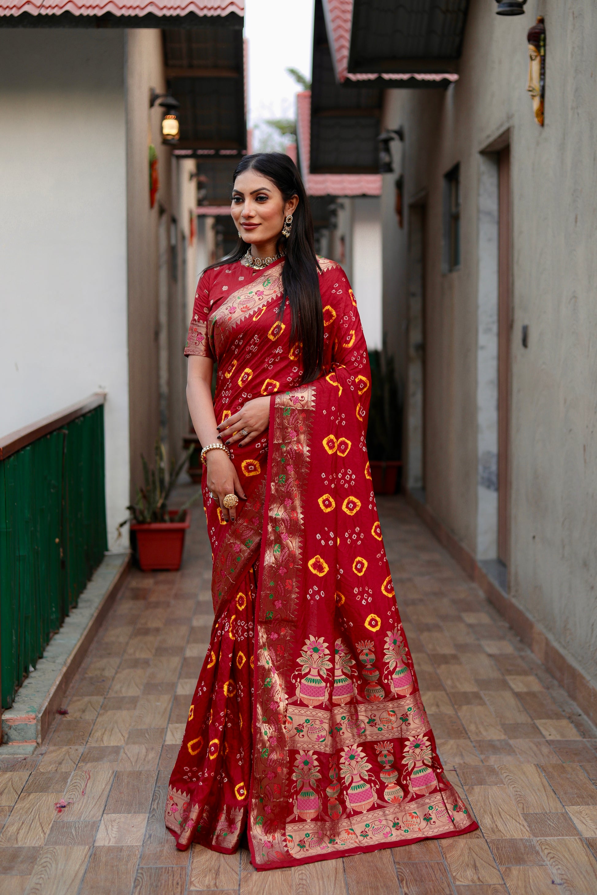Bandhani Saree