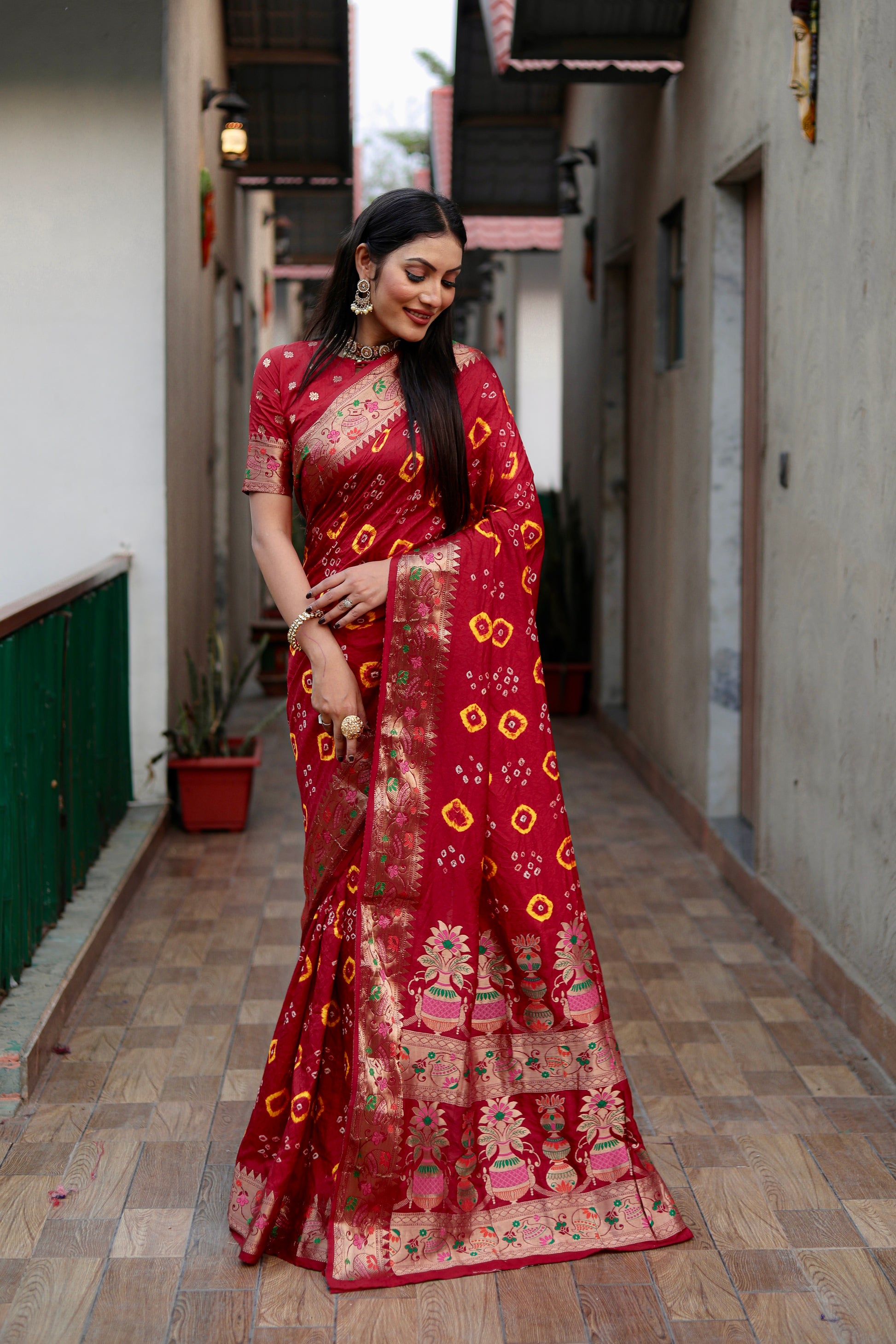 Bandhani Saree