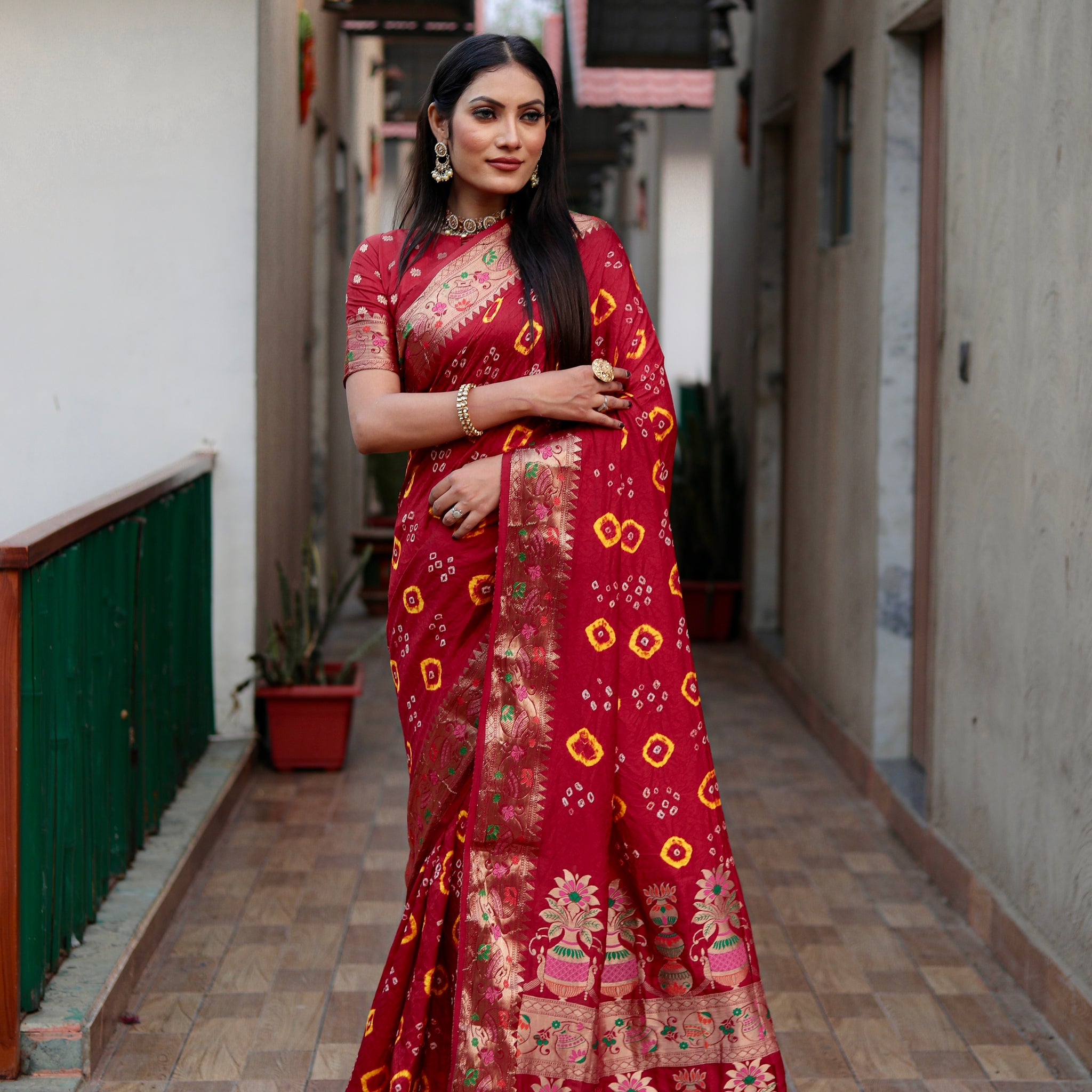 Bandhani Saree