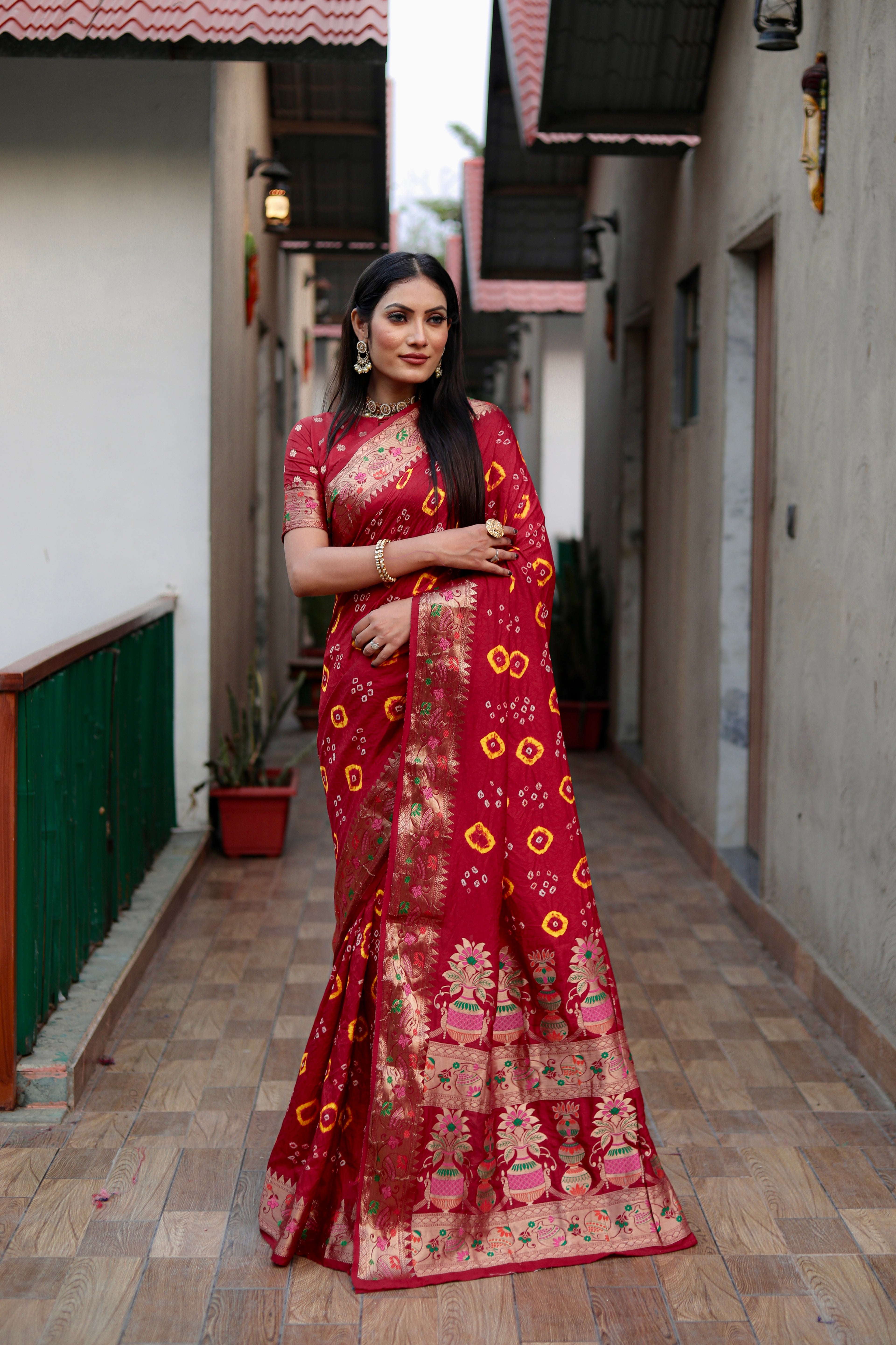 Bandhani Saree