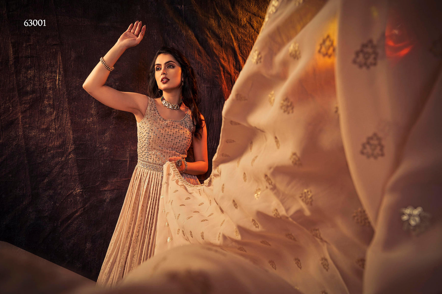 Zoya Vol 3 Designer Occasion Wear Gown D.No 63001 - Anant Exports