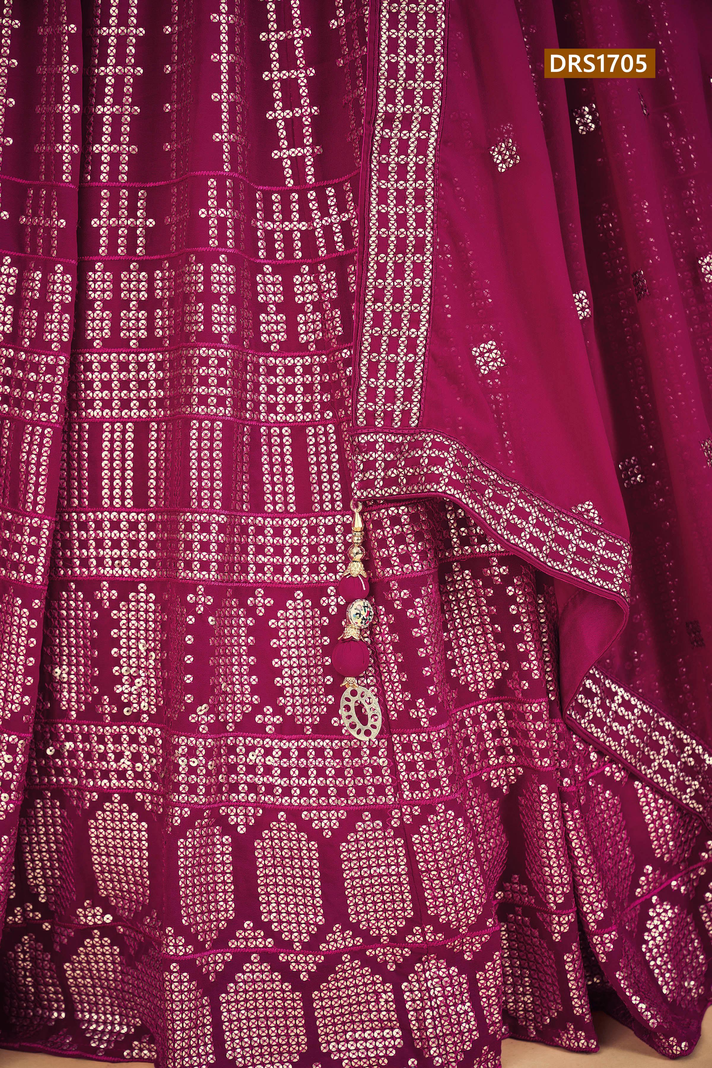Sophia Designer Fancy Wear Lehenga D.No 1705 - Anant Exports