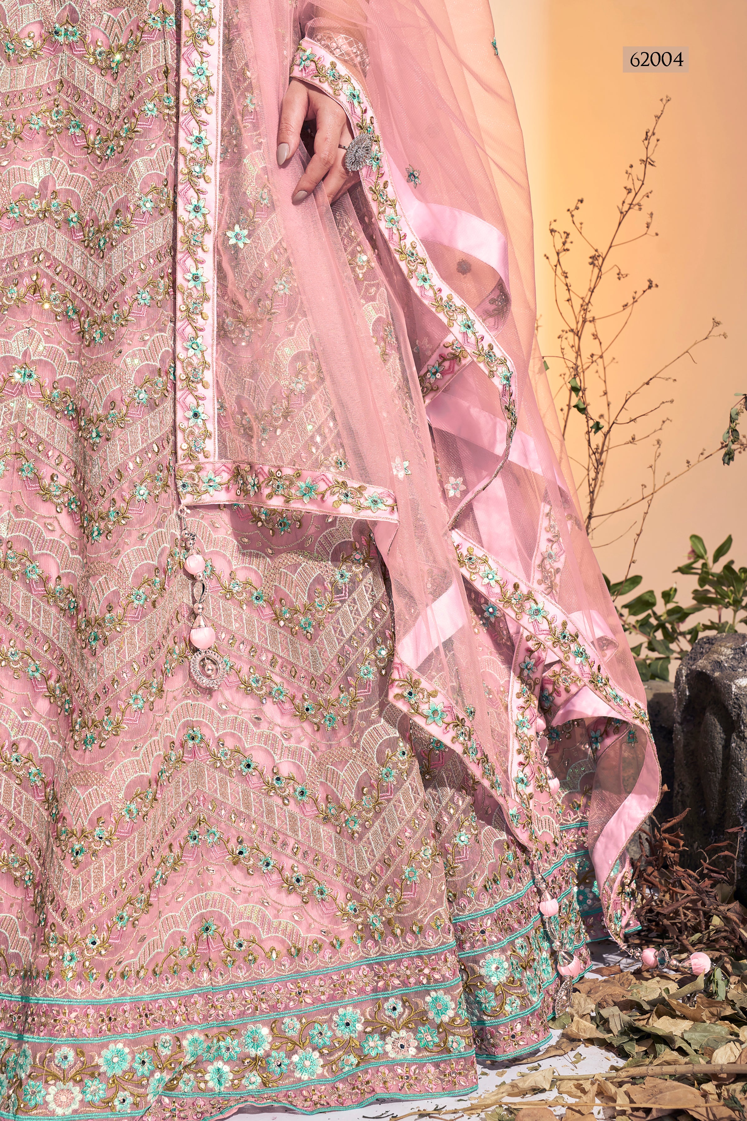 Floral Vol 8 Designer Occasion Wear Lehenga D.No 62004 - Anant Tex Exports Private Limited