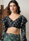 Ajrak Print Saree