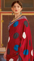 Ajrakh Print Saree