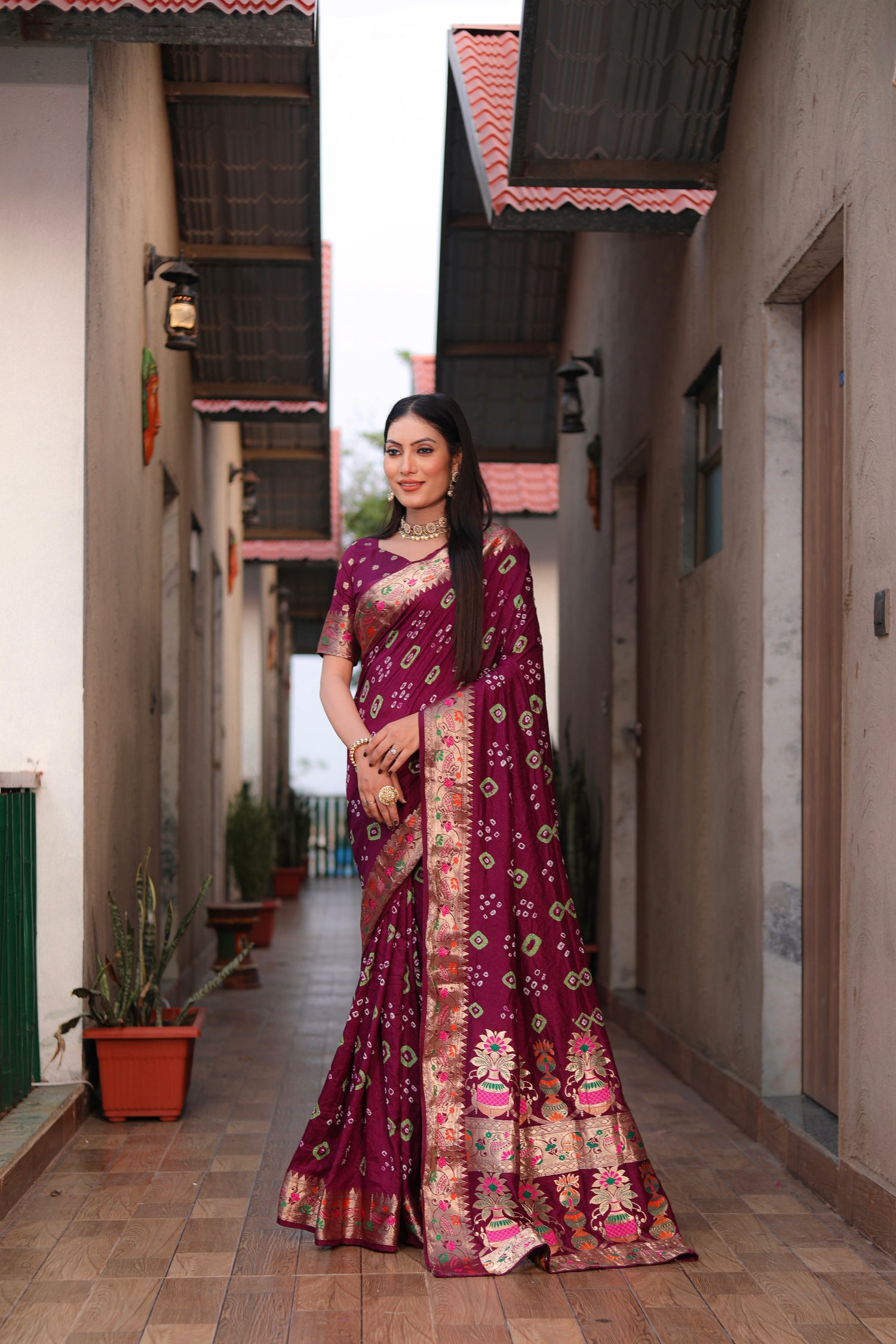 Bandhani Saree