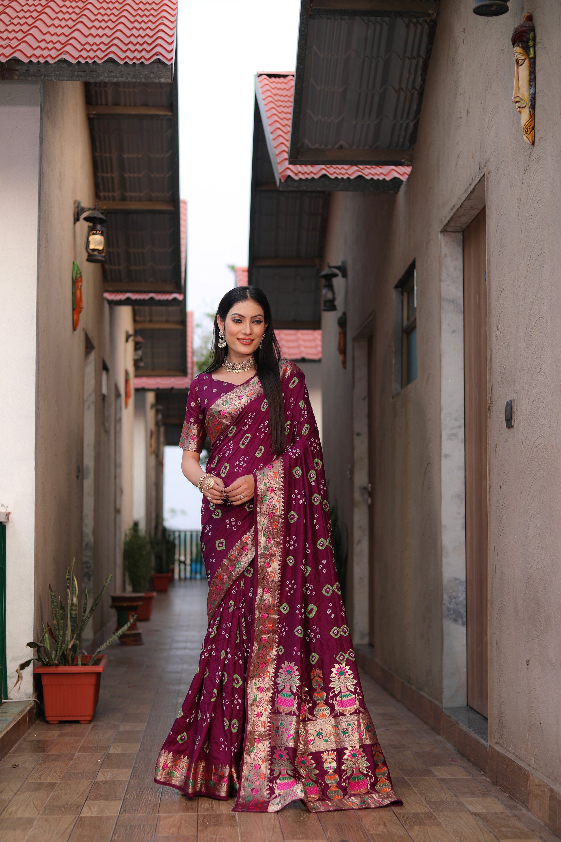 Bandhani Saree