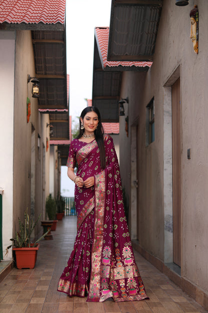 Bandhani Saree