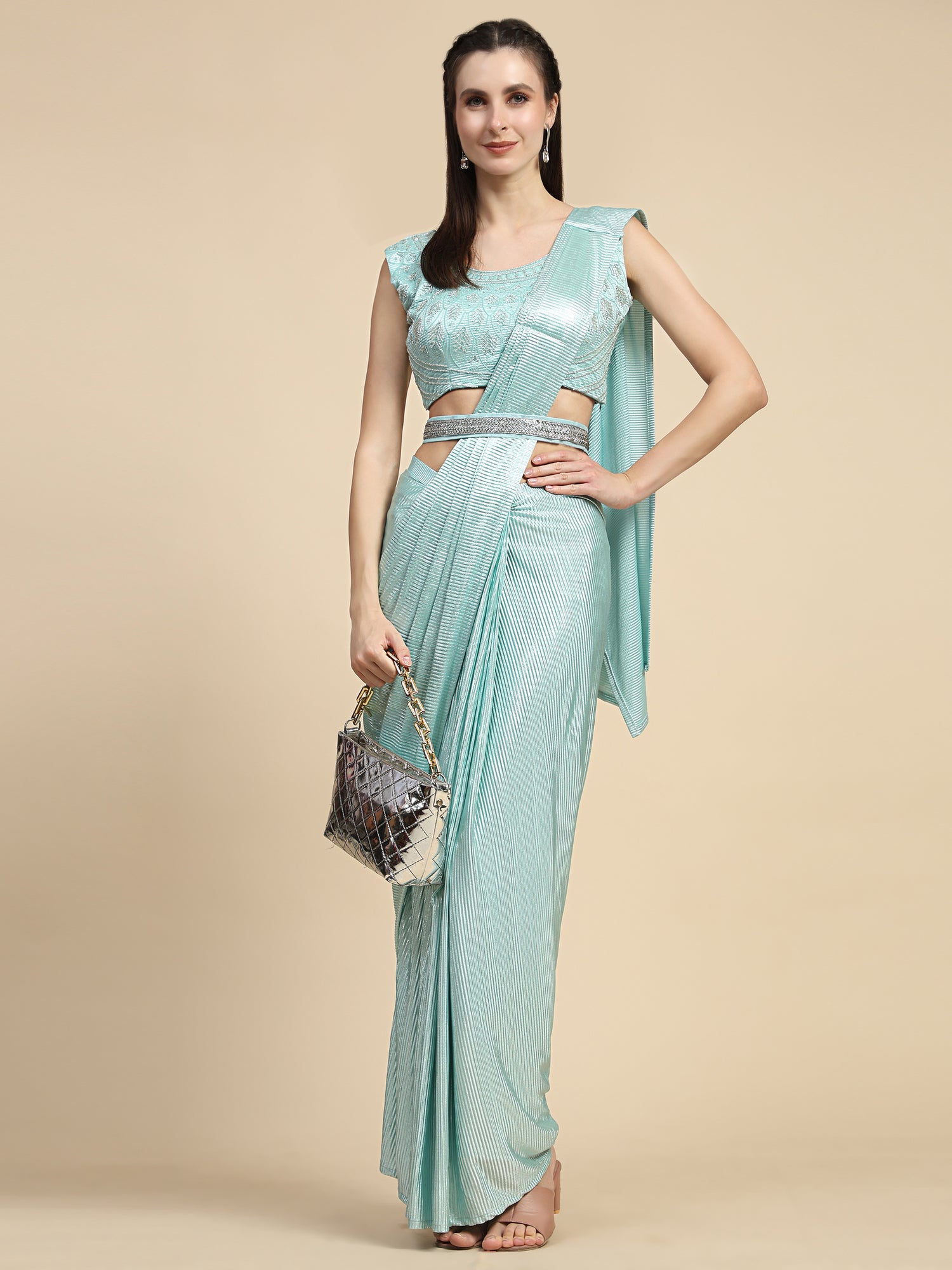 One Minute Ready To Wear Saree