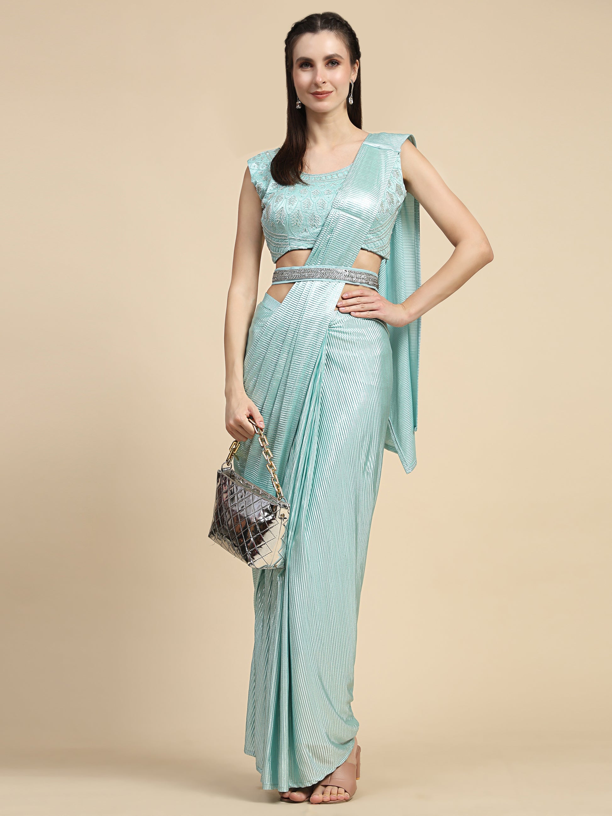 One Minute Ready To Wear Saree