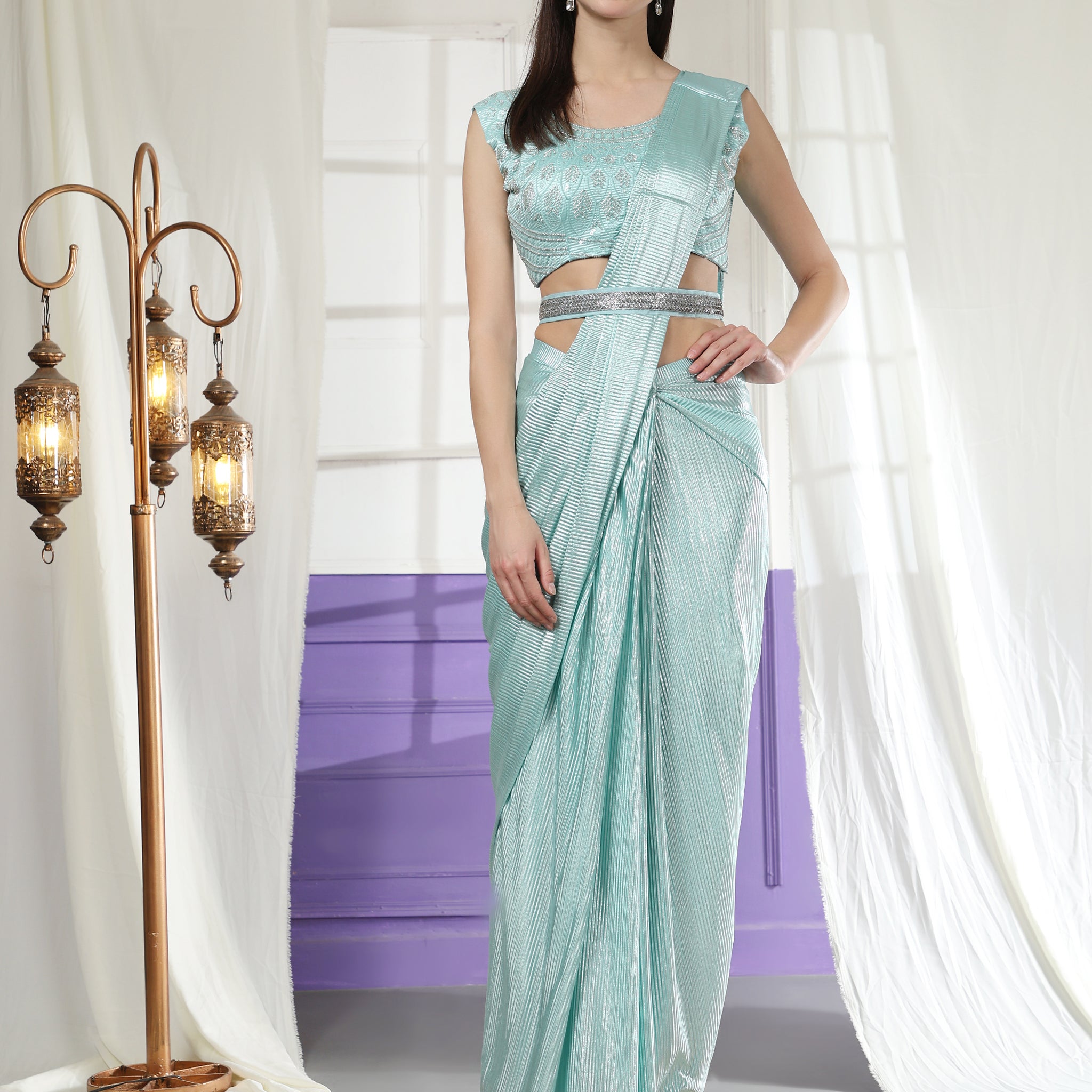 One Minute Ready To Wear Saree
