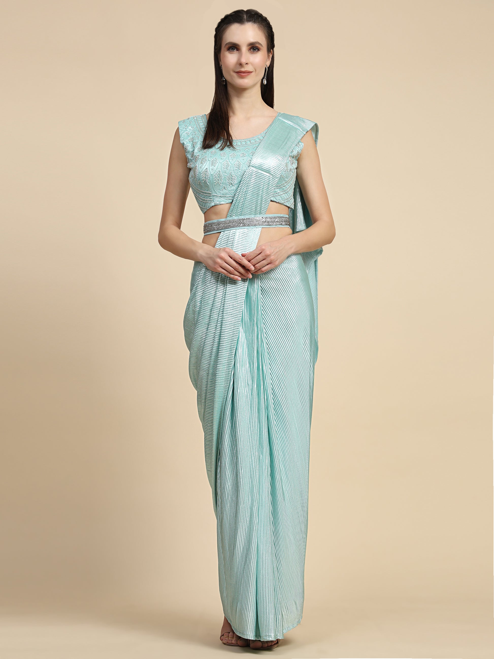 One Minute Ready To Wear Saree