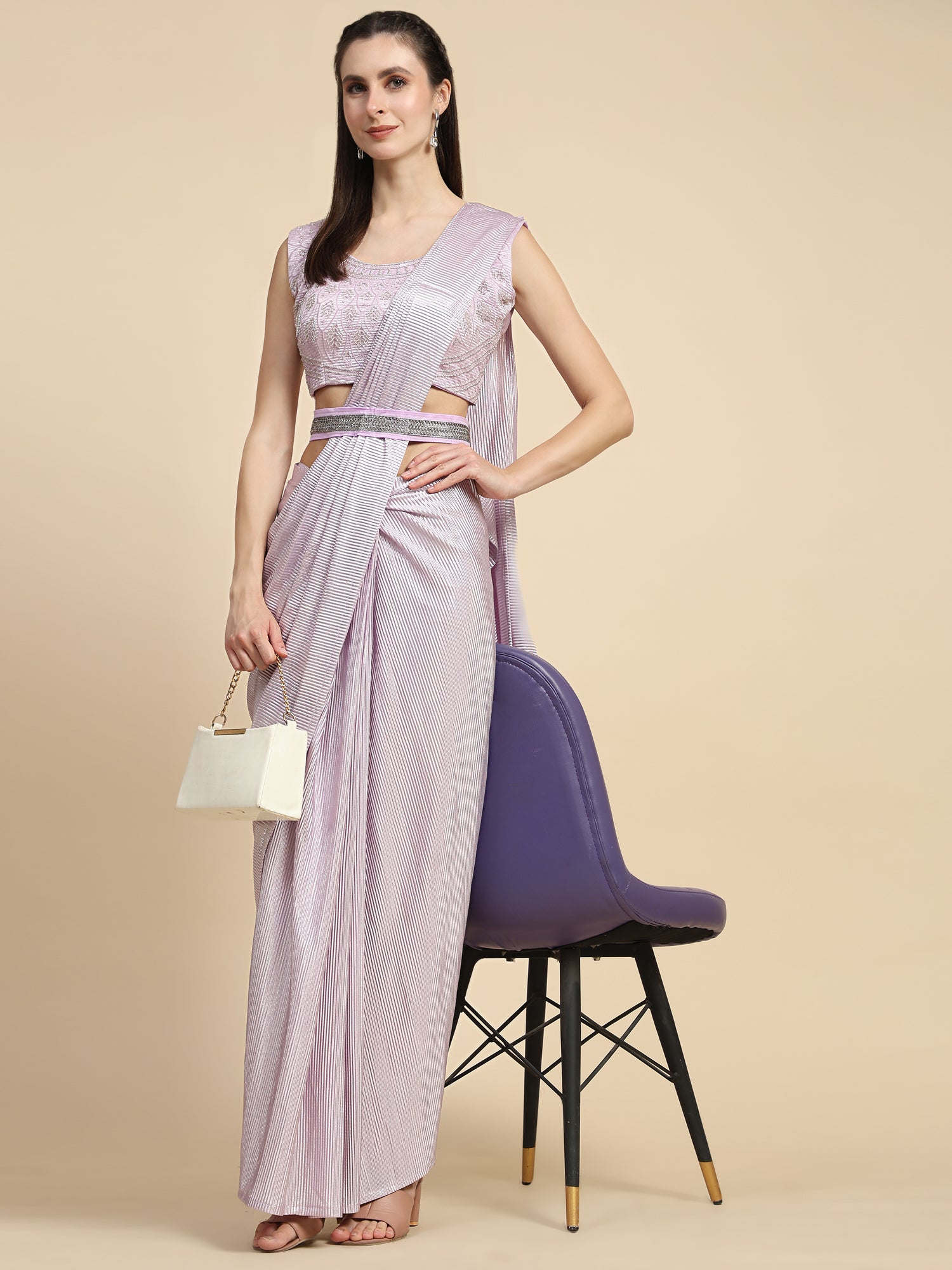One Minute Ready To Wear Saree