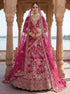 Rani Pink Pure Soft Silk Heavy Embroidery Work Bridal Lehenga 