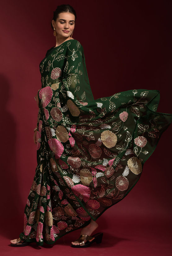 Sequins Saree