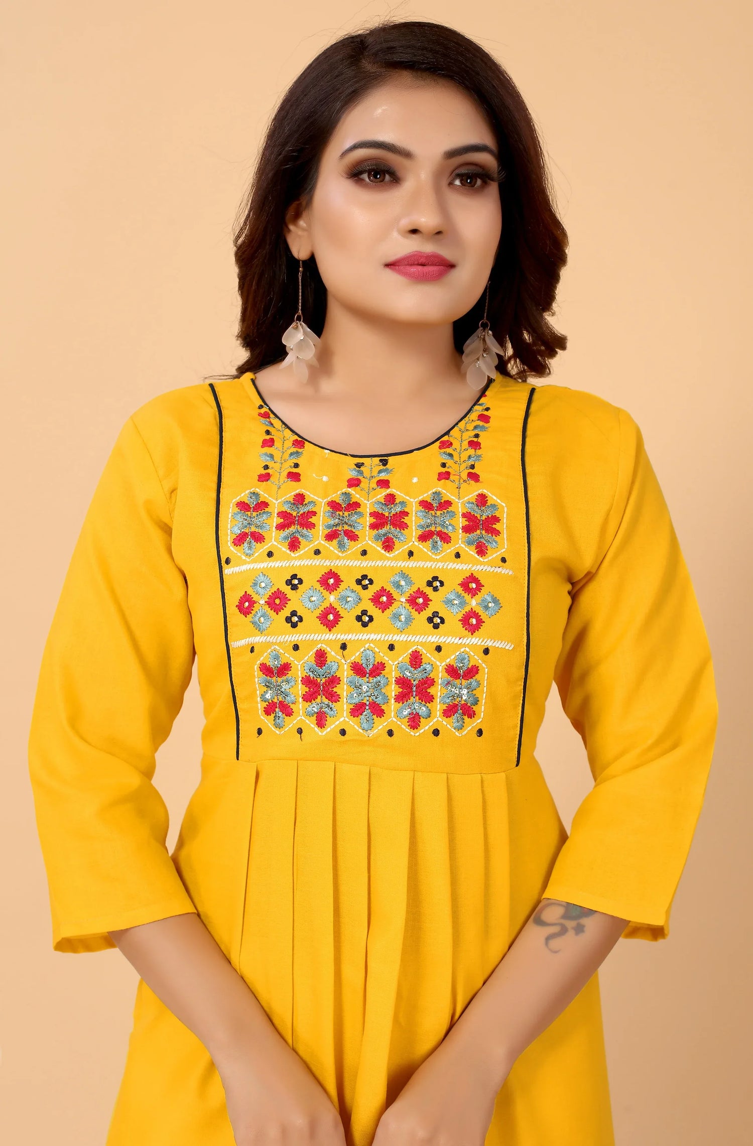 NEHA FESTIVE WEAR KURTI-BOTTOM SET - Anant Exports