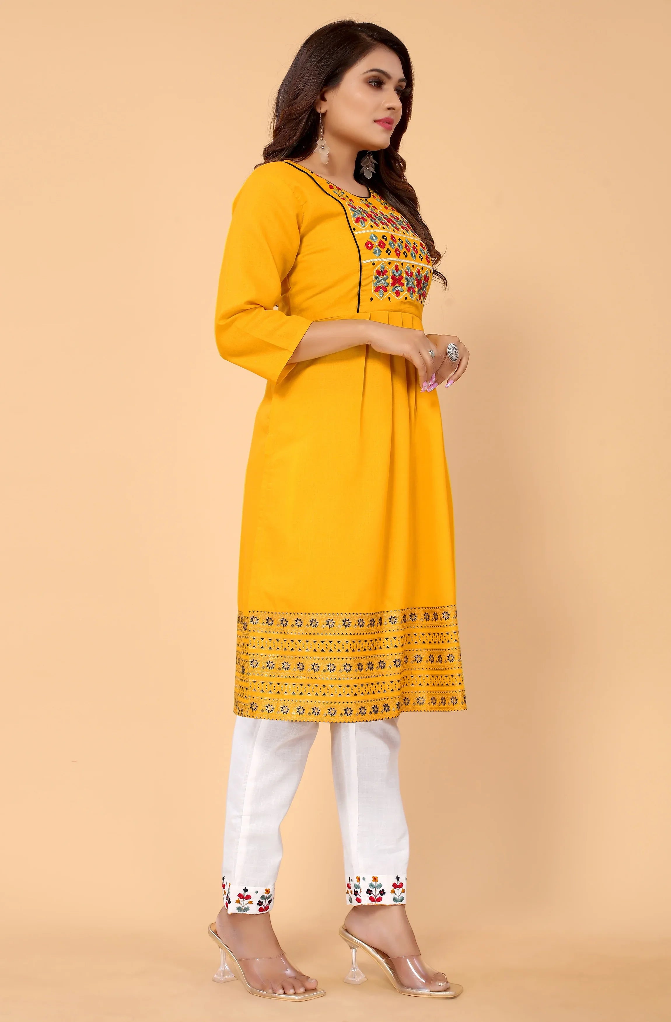 NEHA FESTIVE WEAR KURTI-BOTTOM SET - Anant Exports