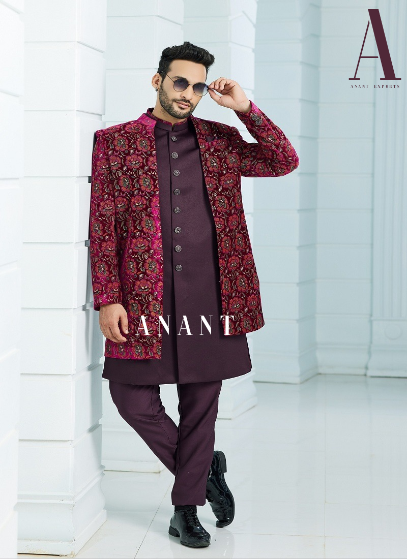 Occasion wear Mens Indo Western D.No.25505