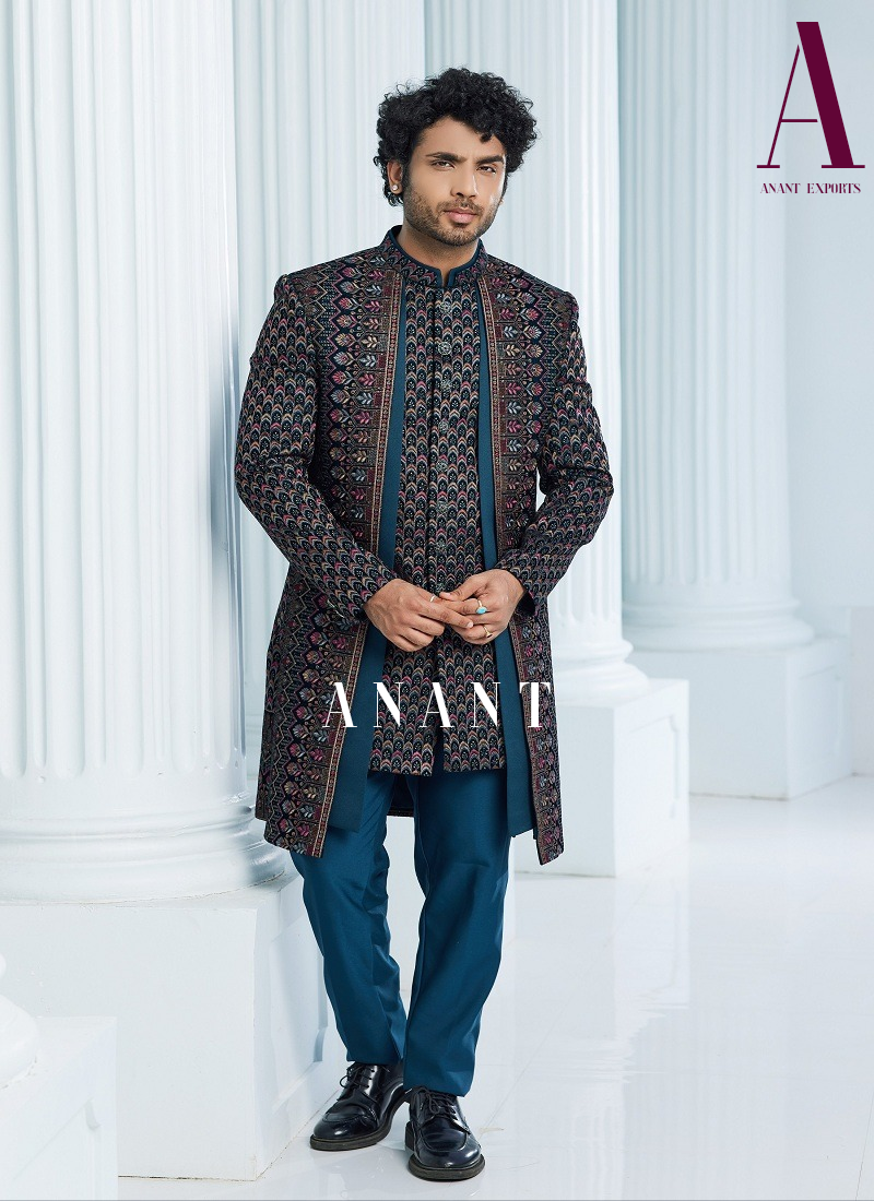 Occasion wear Mens Indo Western D.No.25505