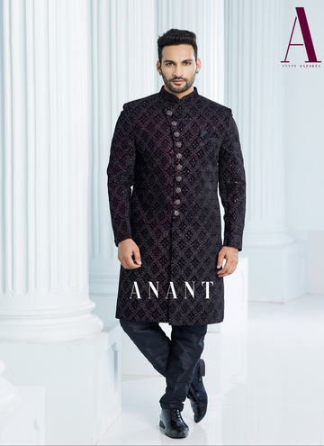 Occasion wear Mens Indo Western D.No.25505