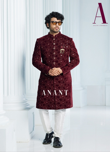 Occasion wear Mens Indo Western D.No.25505