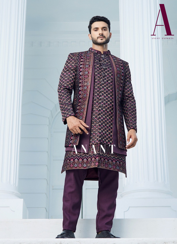 Occasion wear Mens Indo Western D.No.25505