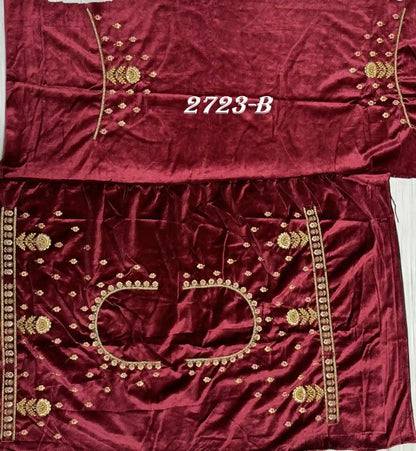 Heavy Velvet Bridal Wedding Lehenga Choli